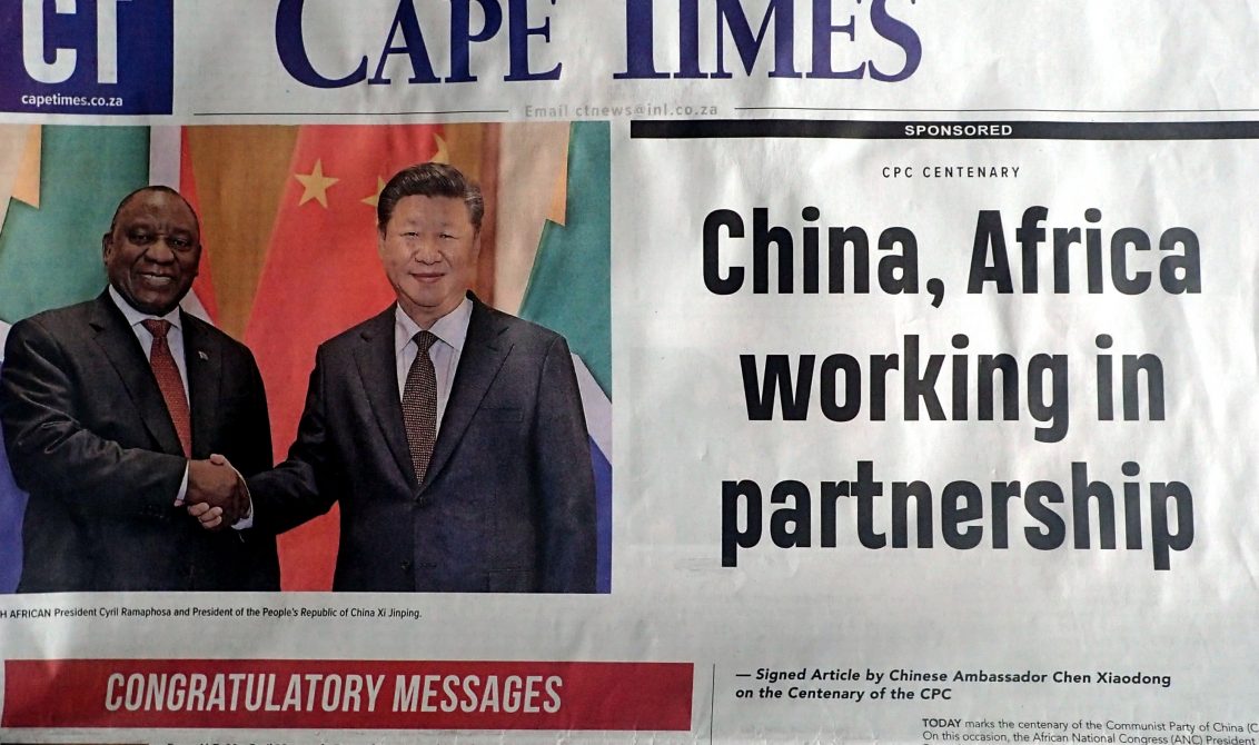 Cape Times China Africa Newspaper Media Freedom Tembisa Ten